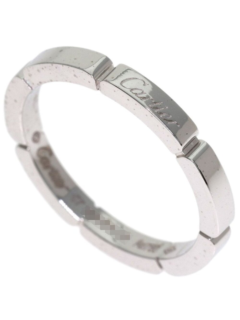 Cartier Maillon Panthere 57 Ring 18k White Gold